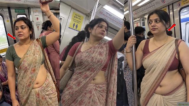 Drawing Stranger Aunty Impress In Metro – Xxx Video India
